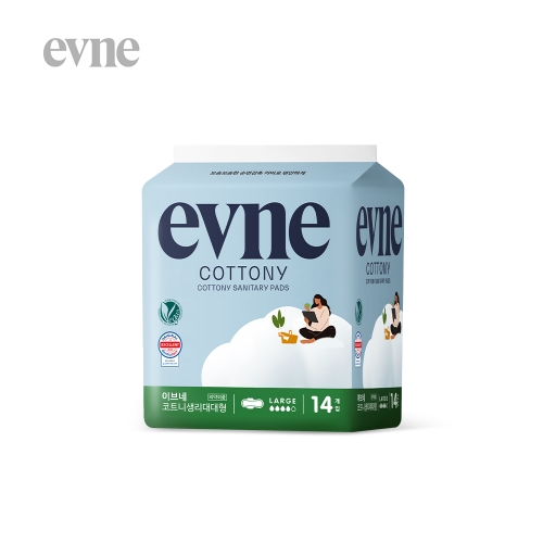 [이브네] 코트니 생리대 대형 14개입