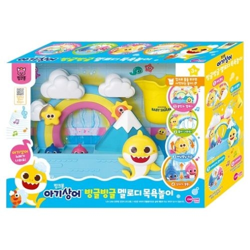 [원앤원] 핑크퐁 아기상어 빙글빙글 멜로디목욕놀이