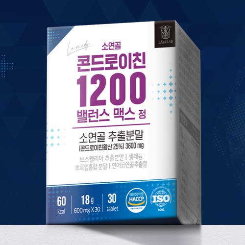 랩온랩 소연골 콘드로이친 1200 밸런스 맥스 (600mg X 30정)