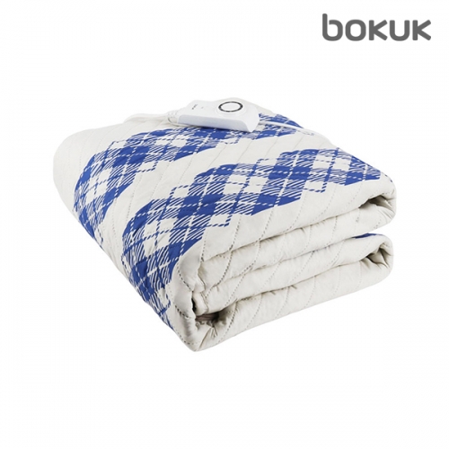 [보국] 전자파안심 워셔블 카본 전기요 리버블루 더블 BKB-3609D