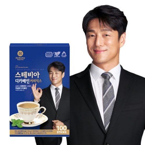 [맥널티] 디카페인 스테비아 당제로 커피믹스 100개입