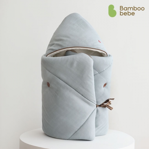 [밤부베베] 순한대나무 거즈 아기헤아림 겉싸개_옥색