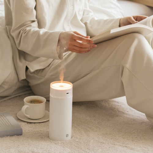 [라이브박스] 무드등 저소음 초음파 무선 가습기 500ml