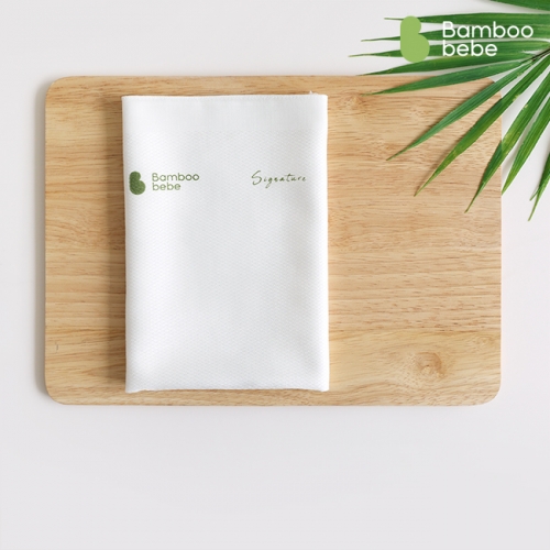 [밤부베베] 순한대나무 시그니처 엠보손수건_퓨어 5장