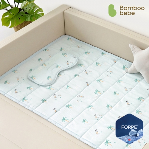 [밤부베베] 정글숲 냉감 쿨매트_리버시블_B(L)(라일락퍼플)