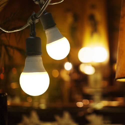 [선세이브] LED 캠핑 파티라이트 스트링라이트_블랙(30m/55분기/램프55개포함) 램프색상2종/택1