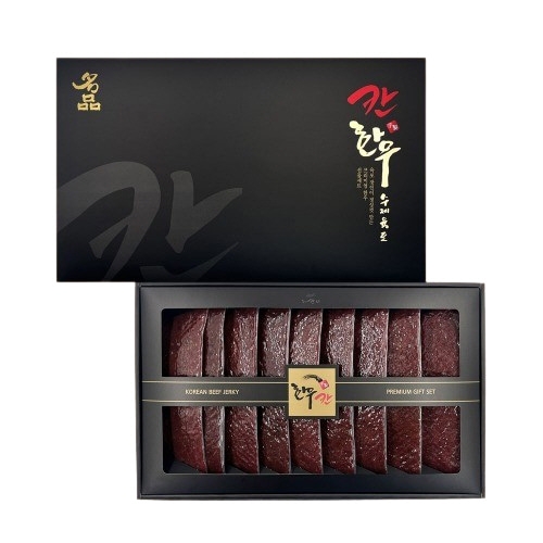 [칸육포] 수제 한우육포 선물세트 540g_쇼핑백