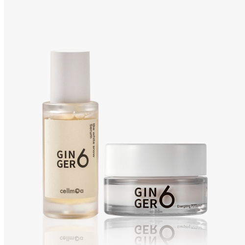 [진저6] 나이트케어 2종세트 (세럼30ml+에너자이징펩티크림50ml+선물박스+쇼핑백)