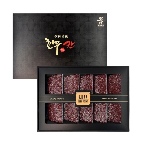 [칸육포] 수제 한우육포 선물세트 300g_쇼핑백
