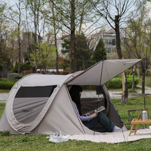 빈슨메시프 티클라 프로4 원터치 텐트 캠핑 피크닉 팝업텐트(4인용)