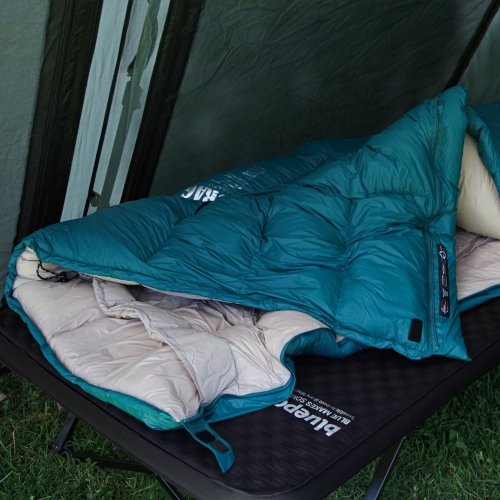 어반캠퍼 다우니페더 드래그 덕다운 캠핑 침낭 오리털 충전재 1800g