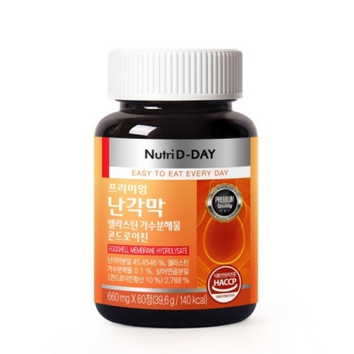 [뉴트리디데이] 난각막 엘라스틴 가수분해물 콘드로이친 660mgx60정