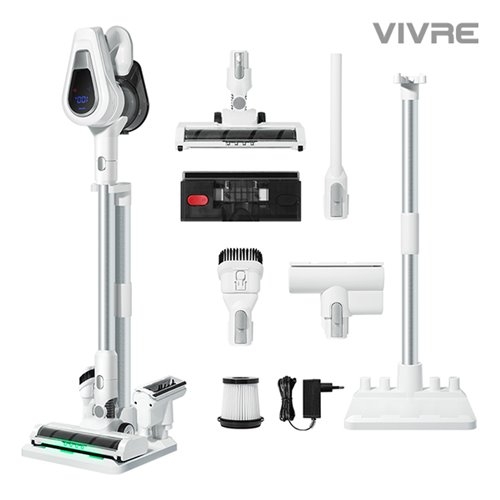 [비브르] 무선청소기+자동충천거치대+물걸레키트 V17