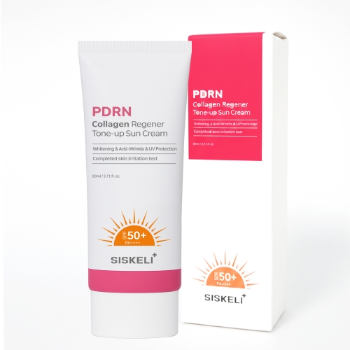 [시스켈리] PDRN 콜라겐 리제너 톤업 선크림 SPF50+ PA++++ 80ml