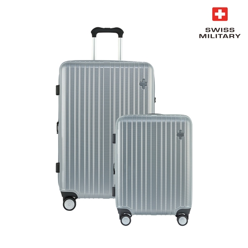 [스위스밀리터리] 시그니처 원 여행용 캐리어 (20+26+항공커버) 색상-실버