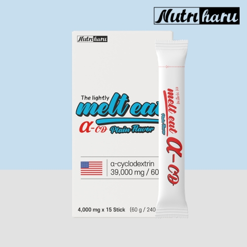 [뉴트리하루] 더 가볍게 멜트잇 알파cd 알파시클로덱스트린 식약처 인증 플레인맛 60g