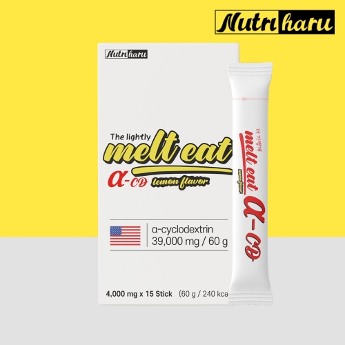[뉴트리하루] 더 가볍게 멜트잇 알파cd 알파시클로덱스트린 식약처 인증 레몬맛 60g