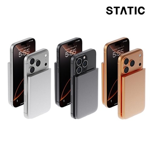 [스태틱] 맥플러스2 맥세이프 무선 보조배터리 5000mAh STC-MPBP2