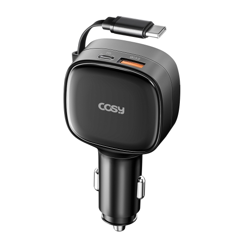 [COSY] 제드84W C타입자동감김 초고속 차량용충전기 (PD+QC3.0,2포트)