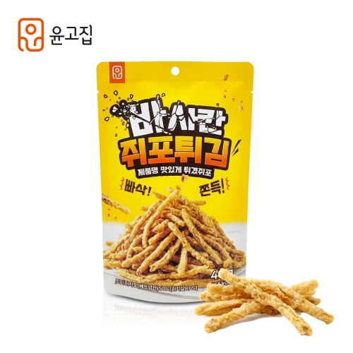 [윤고집] 바사칸 쥐포튀김 40g x 5개