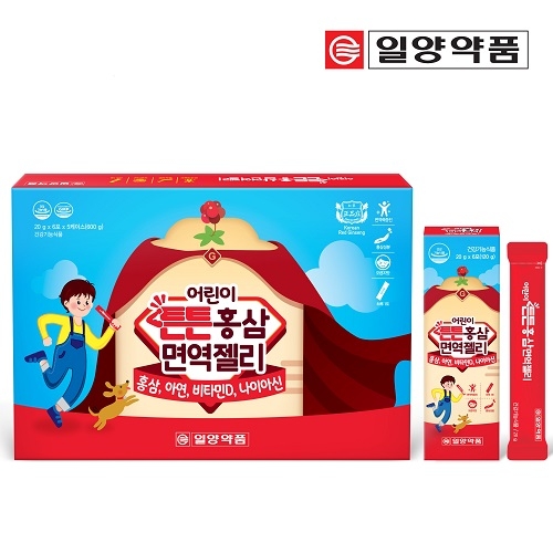 [일양약품] 어린이 튼튼 홍삼 면역젤리 30포(1개월분)