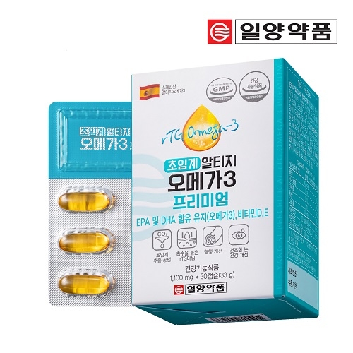 [일양약품] 초임계 알티지 오메가3 프리미엄 30캡슐