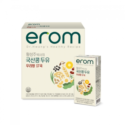 [이롬 황성주] 국산콩두유 우리땅17곡 190ml 16팩