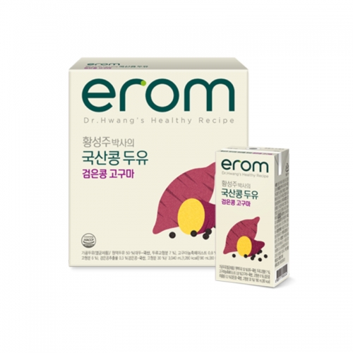 [이롬 황성주] 국산콩두유 검은콩고구마 190ml 16팩