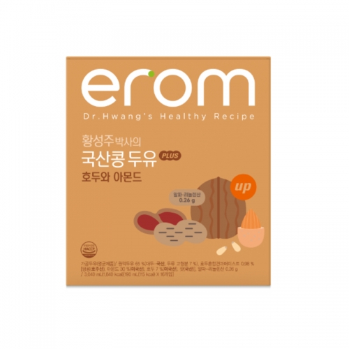 [이롬 황성주] 국산콩두유 PLUS 호두아몬드 190ml 16팩