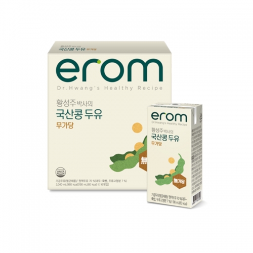 [이롬 황성주] 국산콩두유 무가당 190ml 16팩