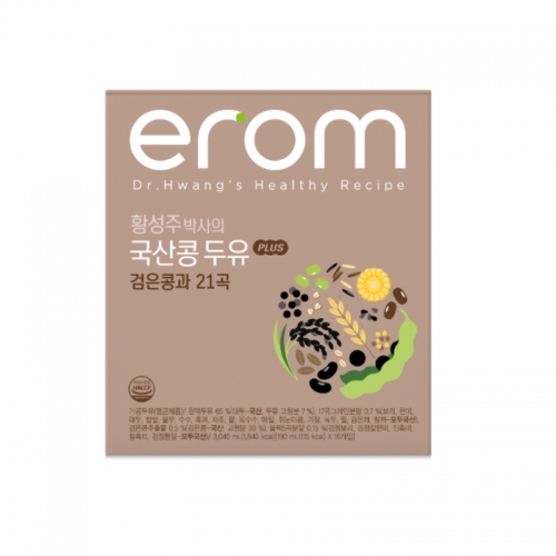 [이롬 황성주] 국산콩두유 PLUS 검은콩21곡 190ml 16팩