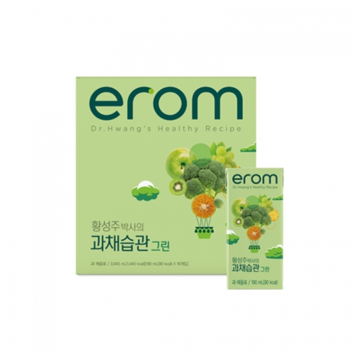 [이롬 황성주] 과채습관 그린 190ml 16팩