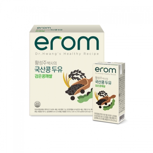 [이롬 황성주] 국산콩두유 검은콩깨쌀 190ml 16팩