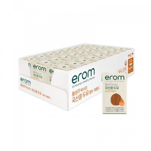 [이롬 황성주] 국산콩두유 호두아몬드 140ml 24팩
