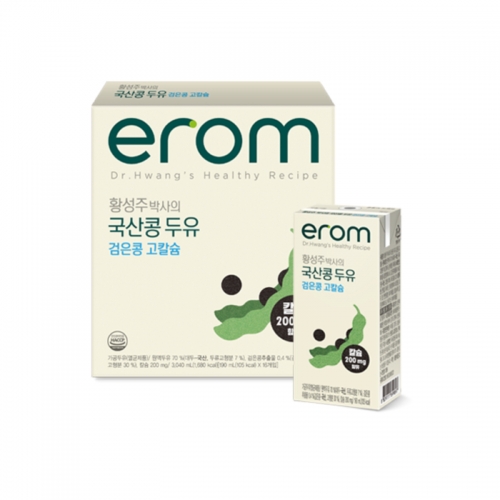 [이롬 황성주] 국산콩두유 검은콩고칼슘 190ml 16팩