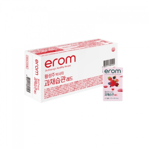 [이롬 황성주] 과채습관 레드 140ml 24팩