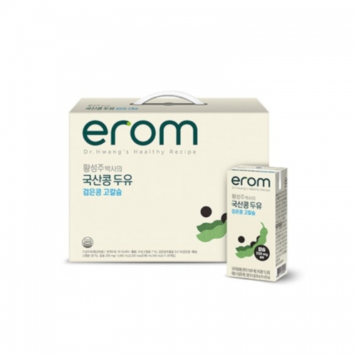 [이롬 황성주] 국산콩두유 검은콩고칼슘 190ml 24팩