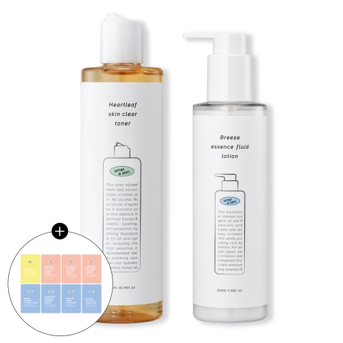 [와더스킨] 스킨클리어 토너300ml+플루이드 로션210ml
