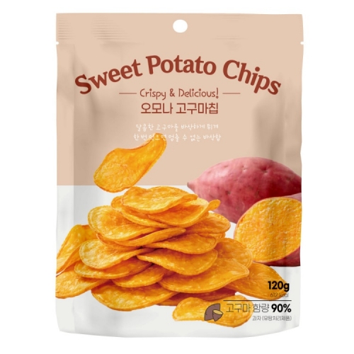 [오모나] 오리지널 한입 고구마칩 120g